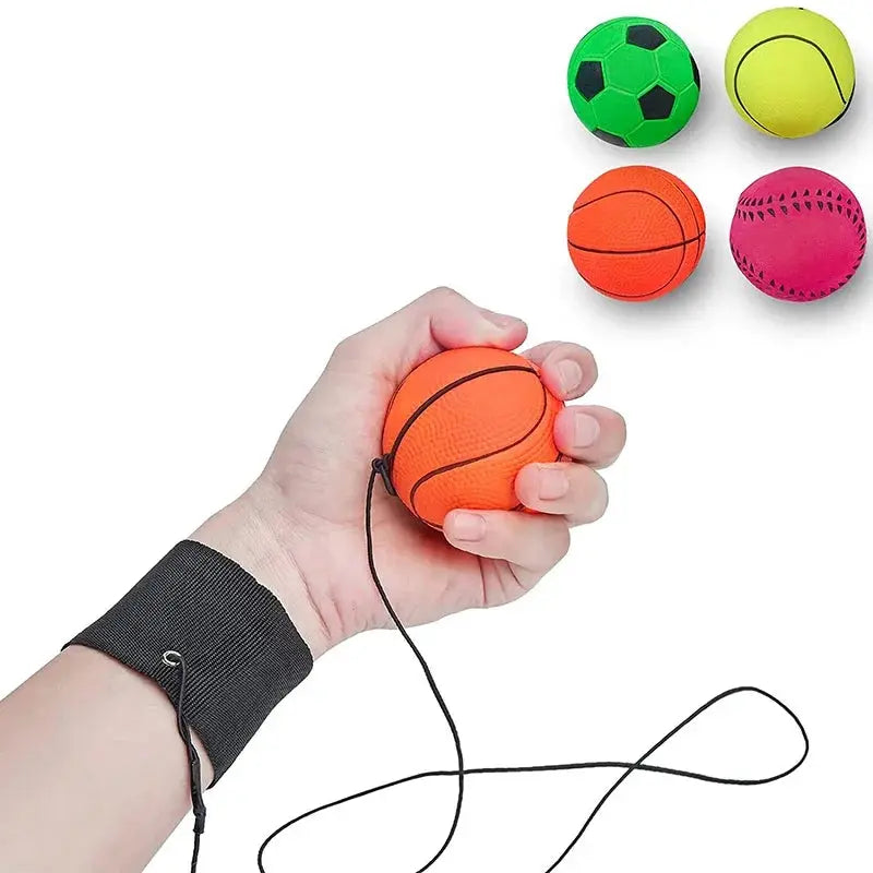 1pc Wrist Strength Training Ball Throwing Wrist Pitching Exercise Hand Strengthening Sports Portable Wrist Ball Throwing Trainer SlimmingHut
