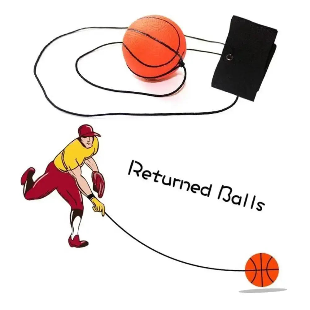 1pc Wrist Strength Training Ball Throwing Wrist Pitching Exercise Hand Strengthening Sports Portable Wrist Ball Throwing Trainer SlimmingHut