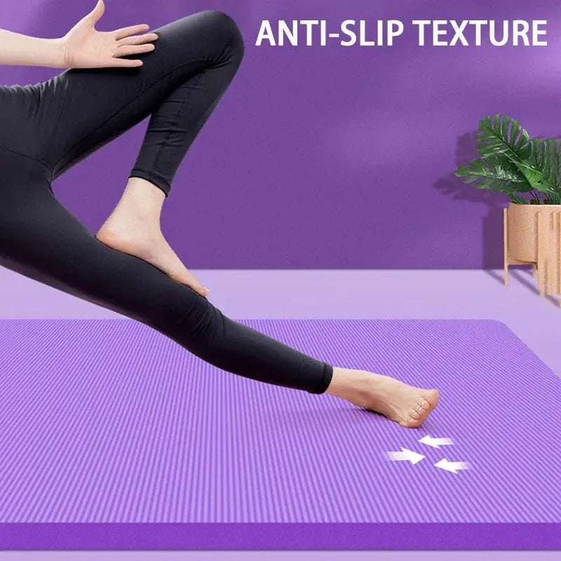 15MM//20MM Thick Non-slip Yoga Mat High-density Sports Fitness Mat Home Sports Pilates Gymnastics Exercise Gymnastics SlimmingHut
