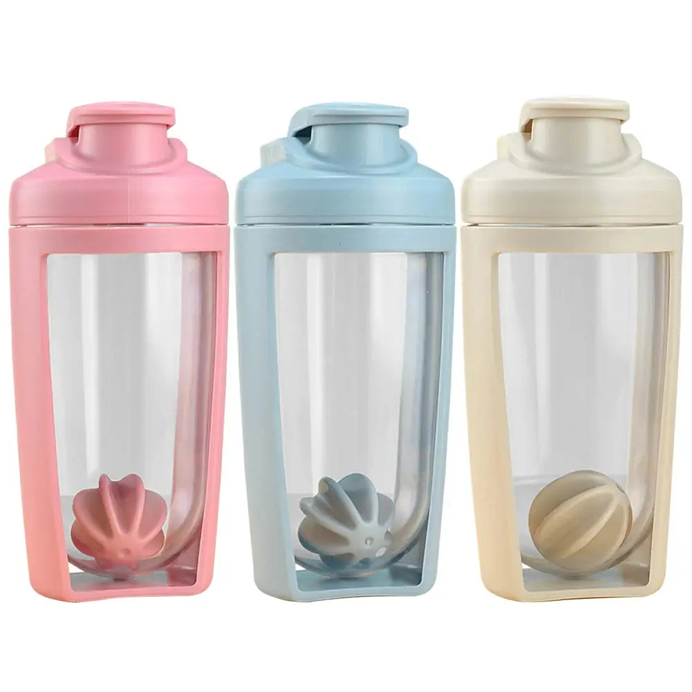 500ml Sports Water Bottle Leak Proof Protein Shaking Cup Portable Protein Stirring Bottle for Protein Mixes Supplement Shakes SlimmingHut