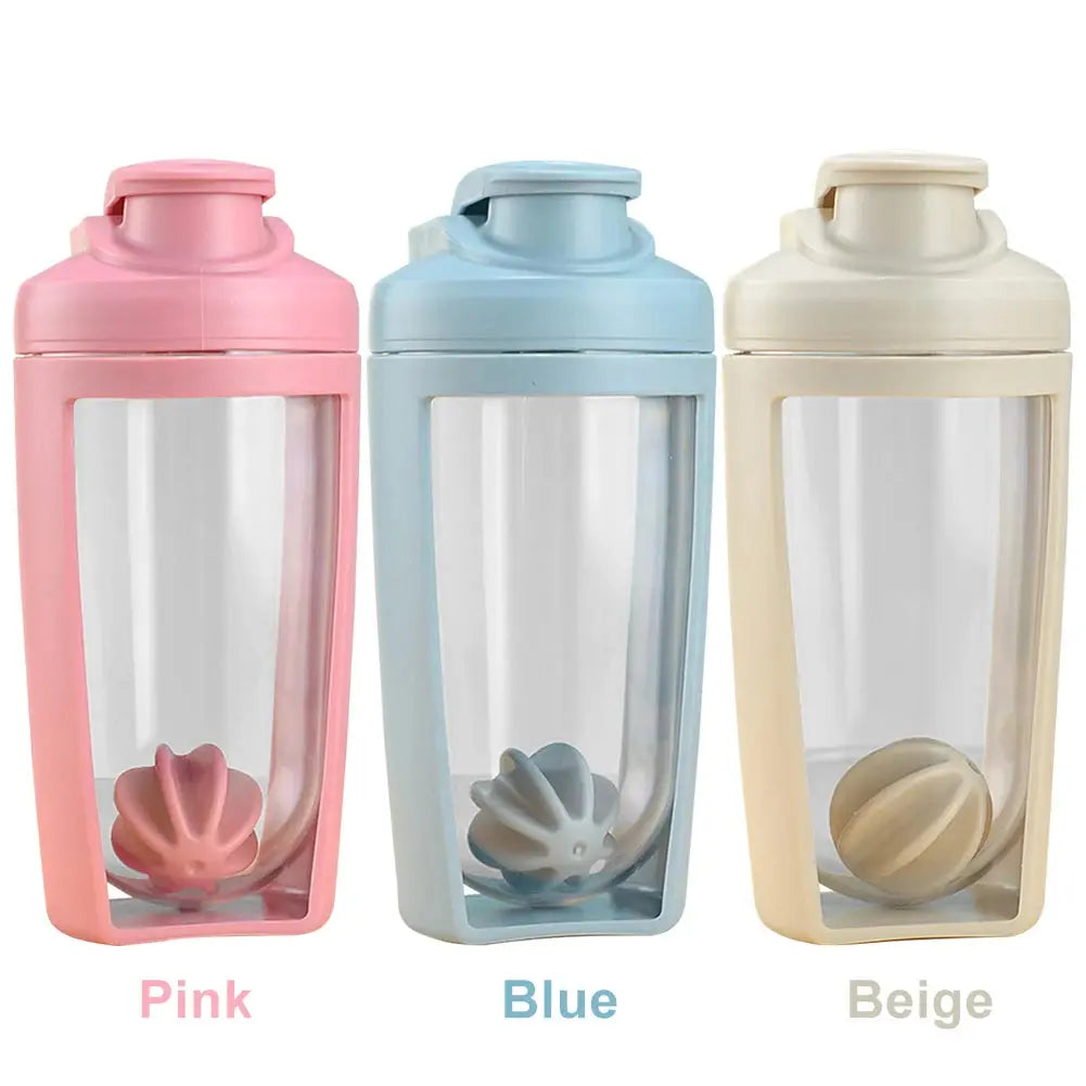 500ml Sports Water Bottle Leak Proof Protein Shaking Cup Portable Protein Stirring Bottle for Protein Mixes Supplement Shakes SlimmingHut