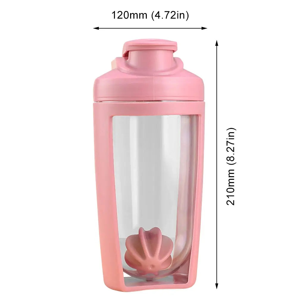 500ml Sports Water Bottle Leak Proof Protein Shaking Cup Portable Protein Stirring Bottle for Protein Mixes Supplement Shakes SlimmingHut