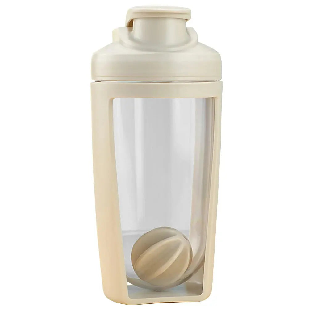 500ml Sports Water Bottle Leak Proof Protein Shaking Cup Portable Protein Stirring Bottle for Protein Mixes Supplement Shakes - SlimmingHut