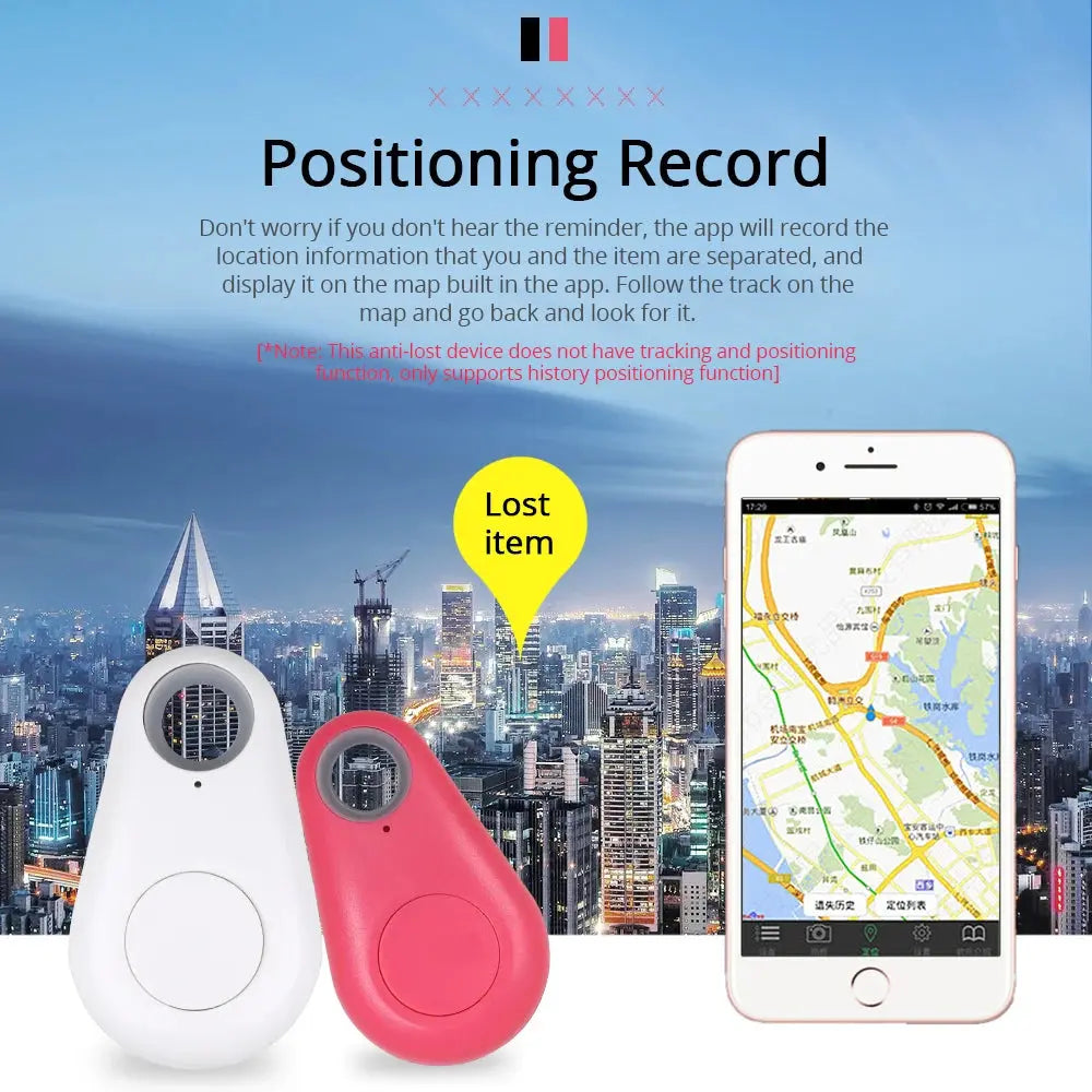 Anti-lost Alarm Smart Pets GPS Tracker Tag Wireless Bluetooth Tracker Child Bags Wallet Phone Key Finder Locator Anti Lost Alarm - SlimmingHut