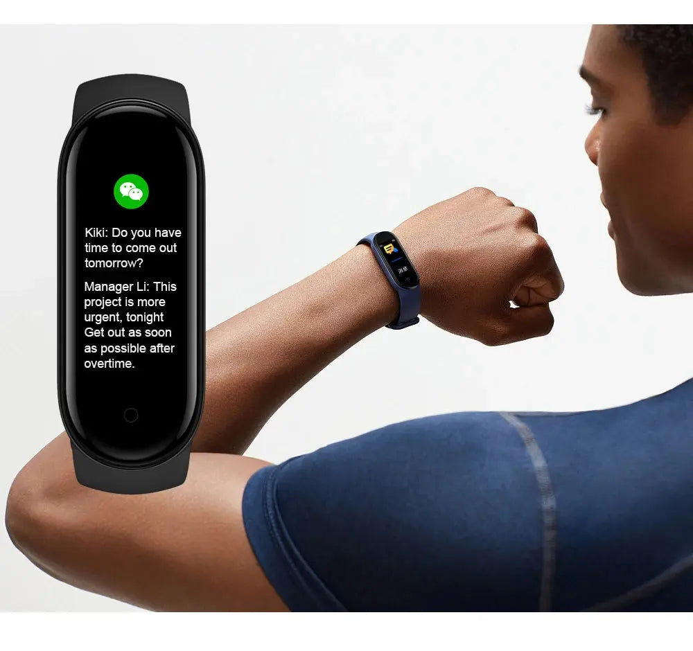 For Mi Band 5 Smart Watch Men Women Fitness Bracelet Tracker Heart Rate Monitor Waterproof Children Sport Smart Band Reloj Mujer - SlimmingHut