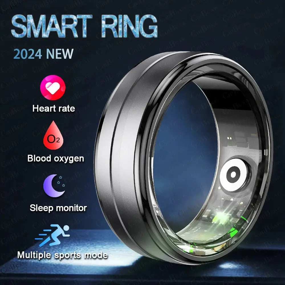 For Xiaomi New Smart Ring Men Women Heart Rate Blood Oxygen Sleep Health Monitor Sport Fitness Tracker Smartring For Android IOS - SlimmingHut