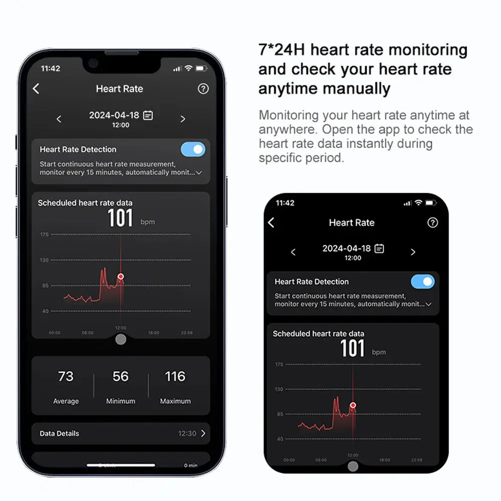 For Xiaomi New Smart Ring Men Women Heart Rate Blood Oxygen Sleep Health Monitor Sport Fitness Tracker Smartring For Android IOS - SlimmingHut