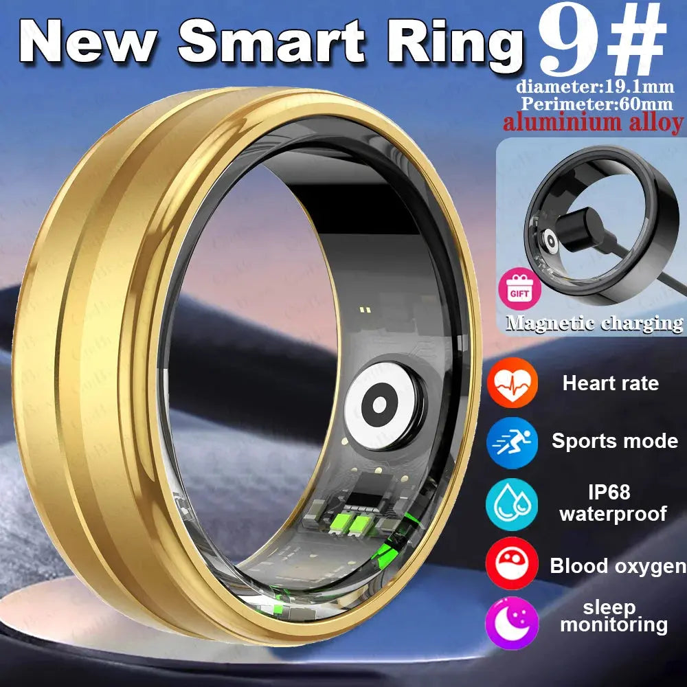 For Xiaomi New Smart Ring Men Women Heart Rate Blood Oxygen Sleep Health Monitor Sport Fitness Tracker Smartring For Android IOS - SlimmingHut