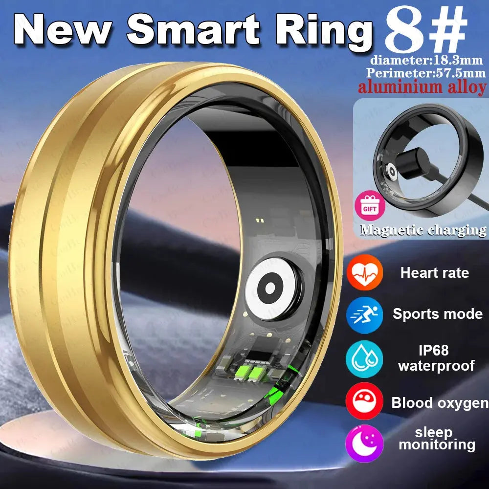 For Xiaomi New Smart Ring Men Women Heart Rate Blood Oxygen Sleep Health Monitor Sport Fitness Tracker Smartring For Android IOS - SlimmingHut