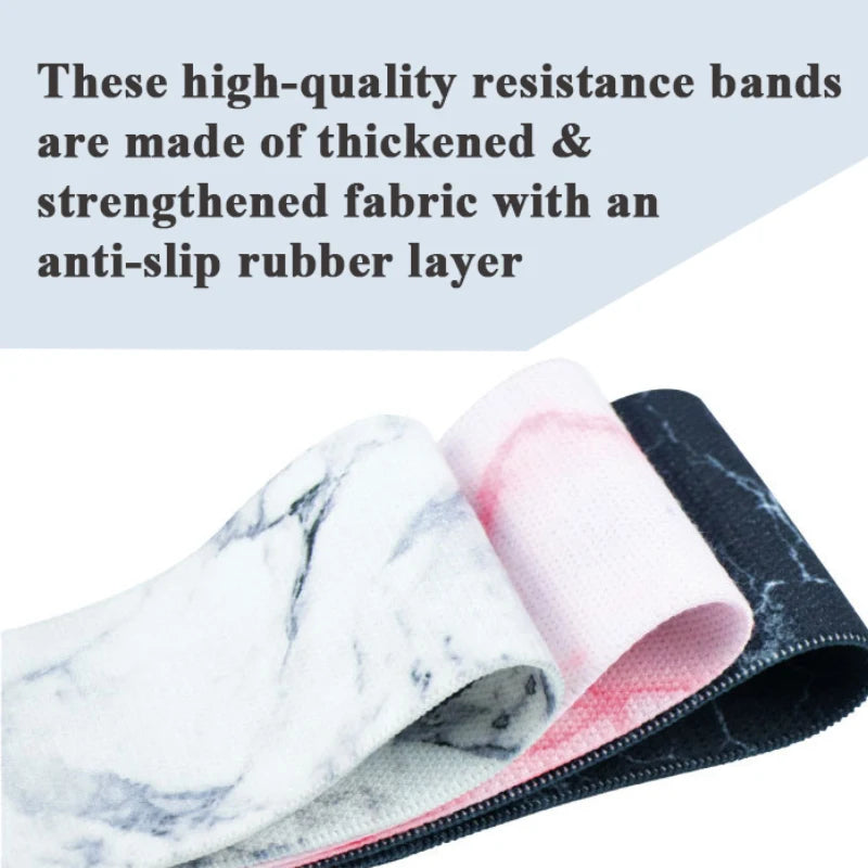Resistance Bands Set Fitness Exercise Elastic Booty Bands Logo Training Workout Sport Yoga Strength Gym Equipment SlimmingHut
