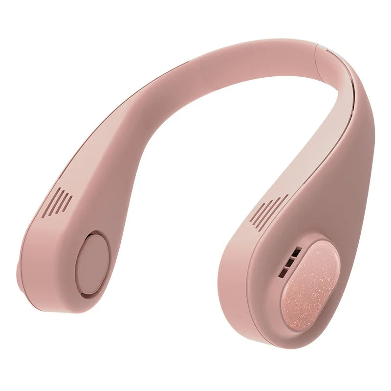 Lazy Hanging Neck Fan Mini Brands Adjustable Size Mute Outdoor Sports Gadgets USB Small Neck Fan No Suck Hair SlimmingHut
