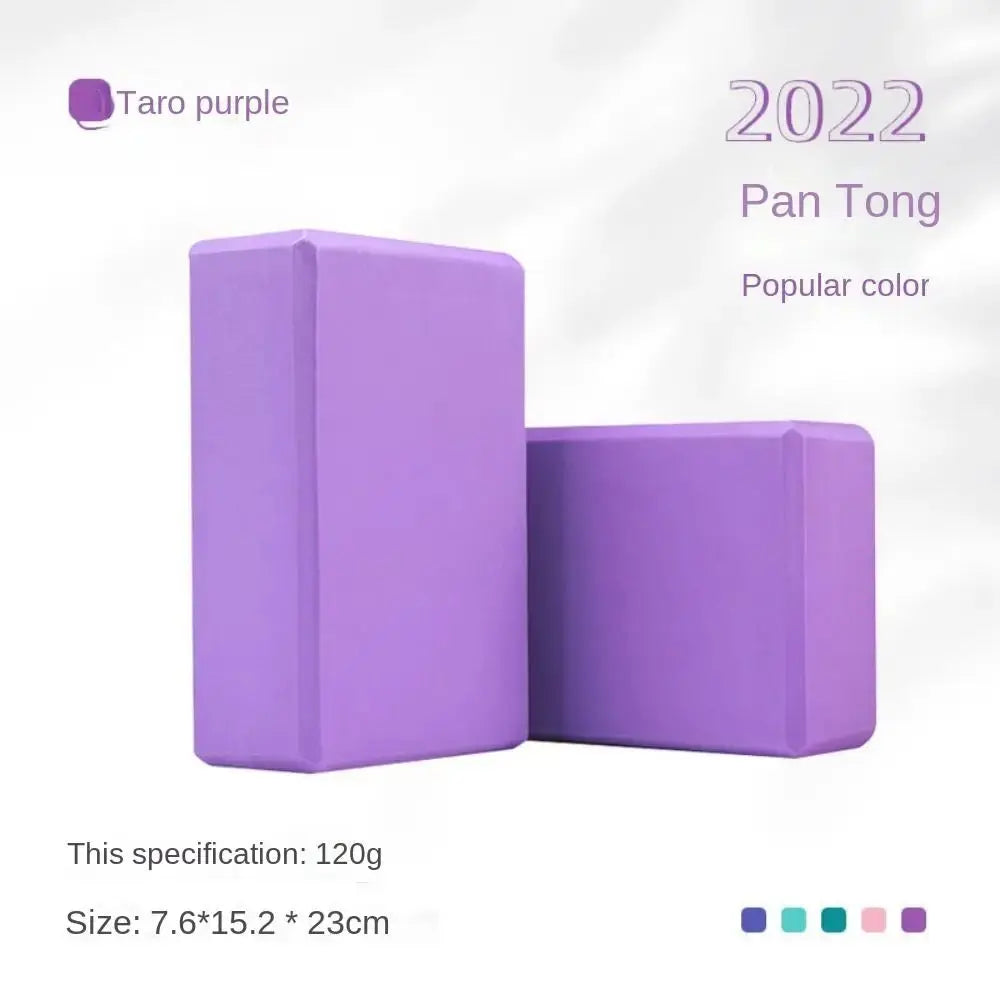 High Density Yoga Foam Blocks Crossfit Exercise Solid Color Non-slip Props Brick EVA Lightweight Yoga Block Fitness - SlimmingHut