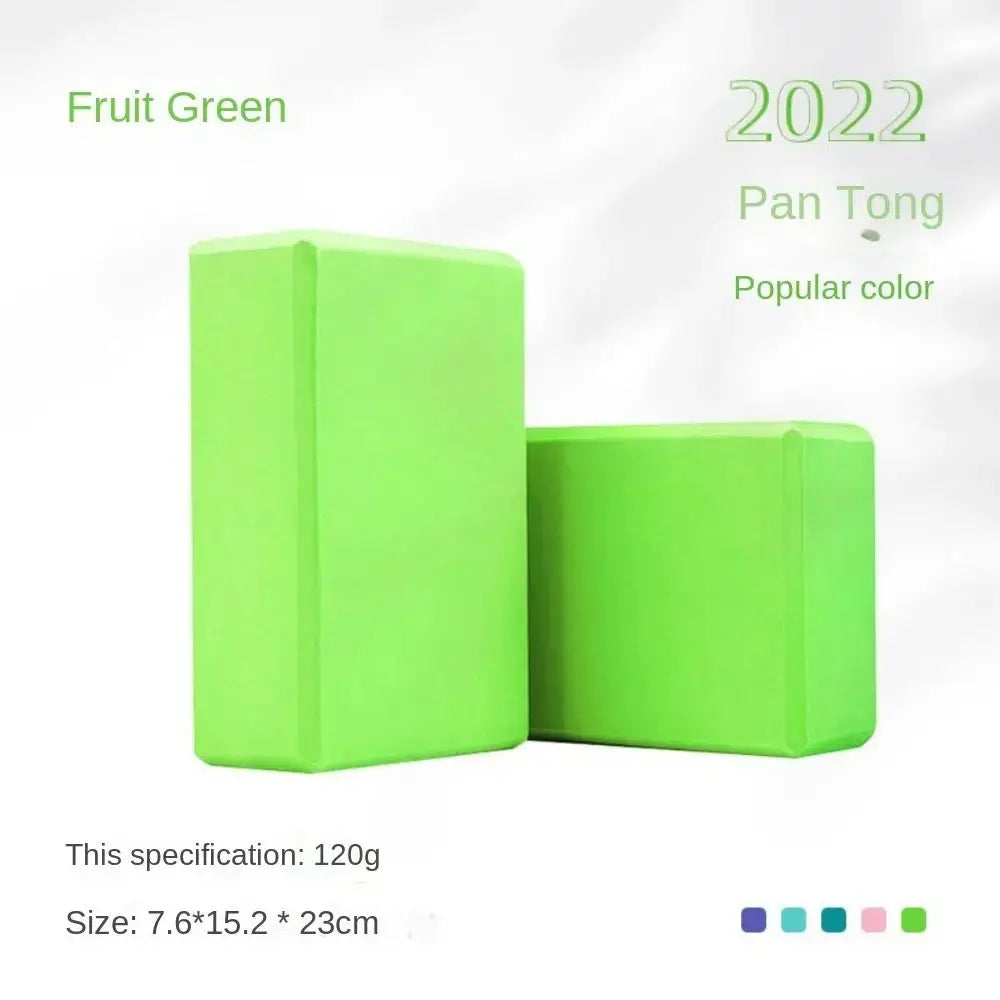 High Density Yoga Foam Blocks Crossfit Exercise Solid Color Non-slip Props Brick EVA Lightweight Yoga Block Fitness - SlimmingHut