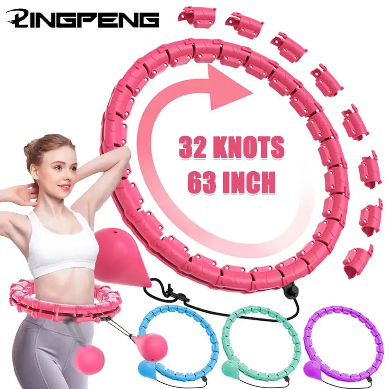 Intelligent Exercise Hoop Weight Loss And Slimming Exercise Fat Burning Fitness Equipment Special Detachable Massager SlimmingHut