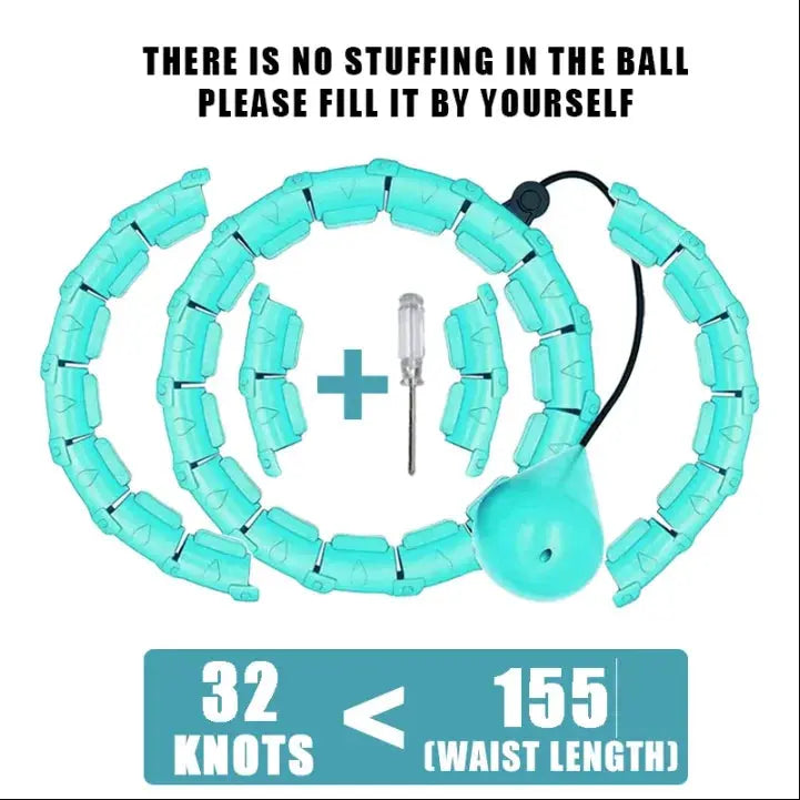 Intelligent Exercise Hoop Weight Loss And Slimming Exercise Fat Burning Fitness Equipment Special Detachable Massager - SlimmingHut