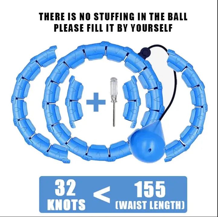 Intelligent Exercise Hoop Weight Loss And Slimming Exercise Fat Burning Fitness Equipment Special Detachable Massager - SlimmingHut