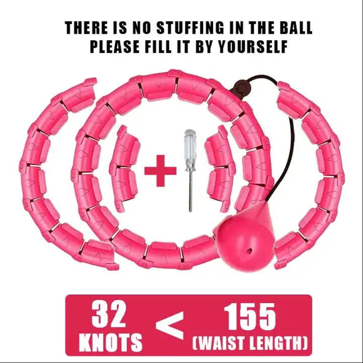 Intelligent Exercise Hoop Weight Loss And Slimming Exercise Fat Burning Fitness Equipment Special Detachable Massager - SlimmingHut