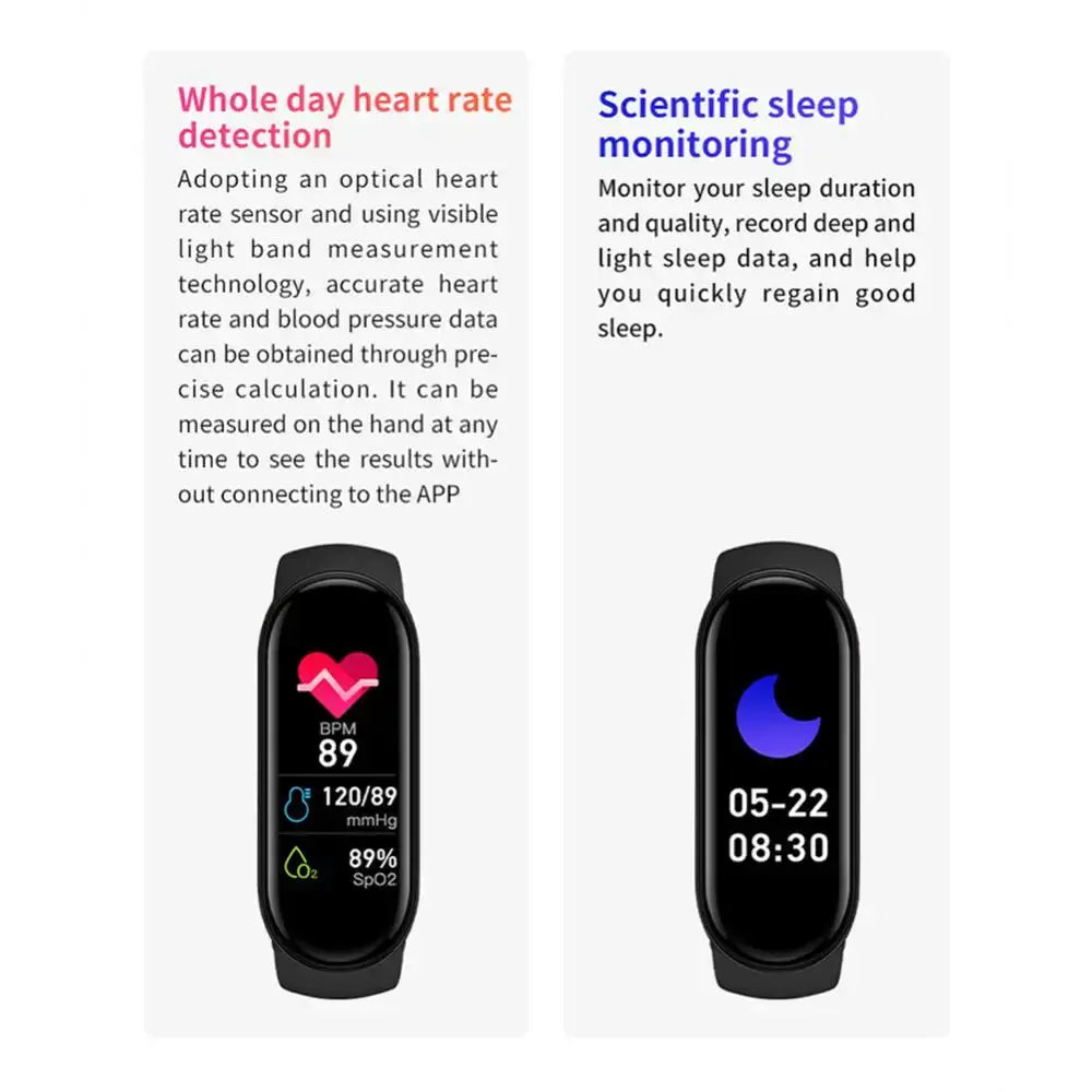 Mi Band 8 Smart Bracelet Heart Rate Blood Oxygen Sport Watch Waterproof Electronic Bracelet Fitness - SlimmingHut