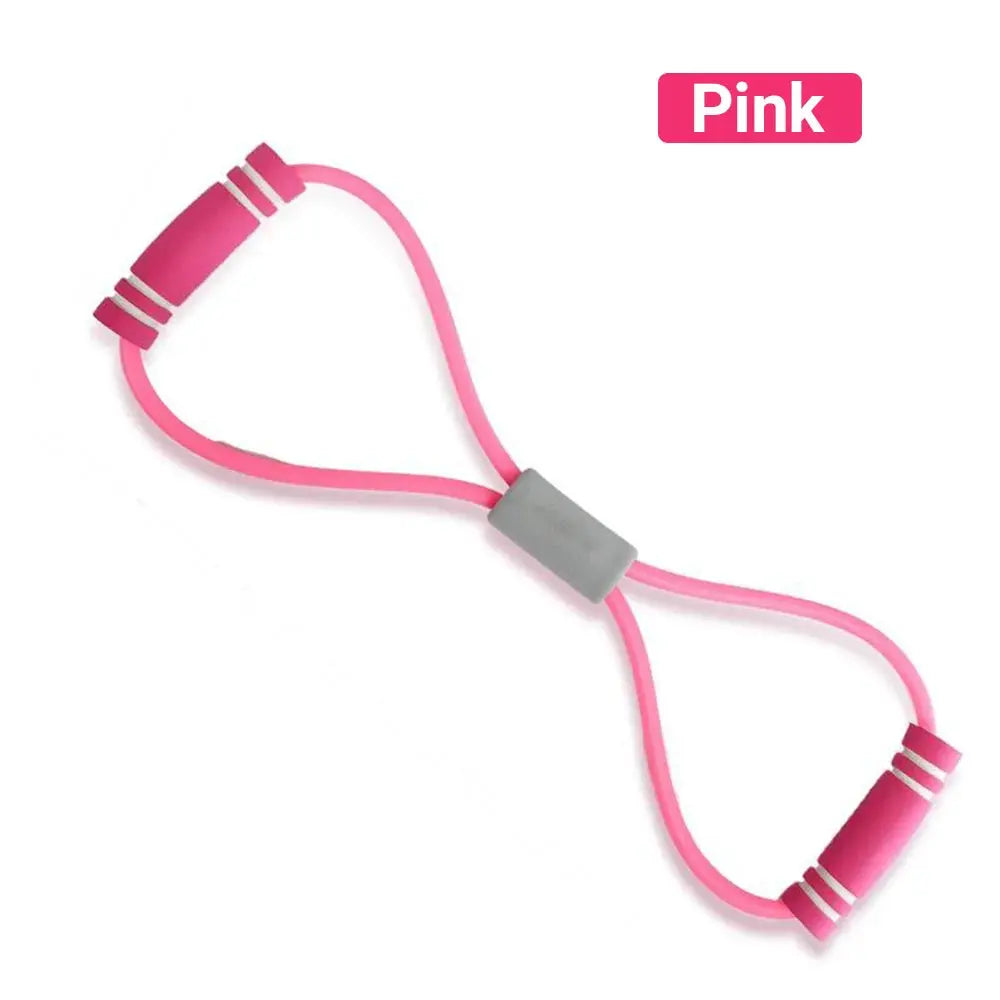 PINJIAN Resistance Bands 8-Shape Gym Yoga Tension Exercise Resistance Rope Strength Training Fitness Tool Portable Fitness Equip - SlimmingHut