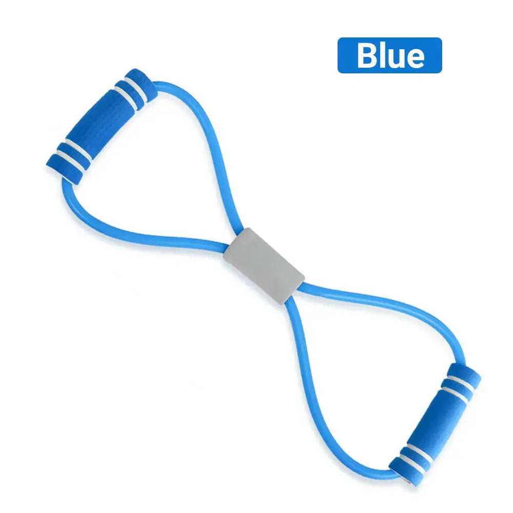 PINJIAN Resistance Bands 8-Shape Gym Yoga Tension Exercise Resistance Rope Strength Training Fitness Tool Portable Fitness Equip - SlimmingHut