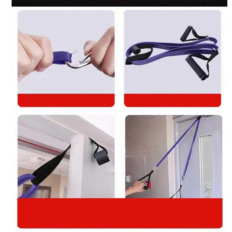 Resistance Bands Exercise Elastic Workout Ruber Loop Strength Rubber Band Gym Fitness Equipment Training Expander Unisex SlimmingHut