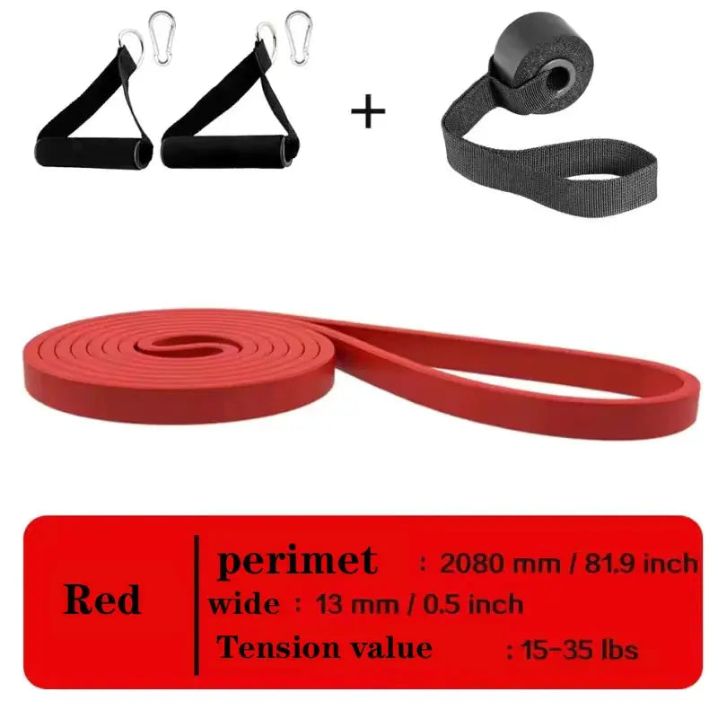 Resistance Bands Exercise Elastic Workout Ruber Loop Strength Rubber Band Gym Fitness Equipment Training Expander Unisex - SlimmingHut