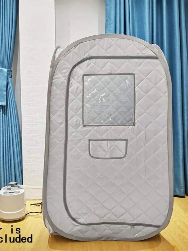 Portable Steam Sauna Set Foldable One Person SPA Tent with 4L Larger Steamer,Remote Control, Weight Loss&Detox SlimmingHut