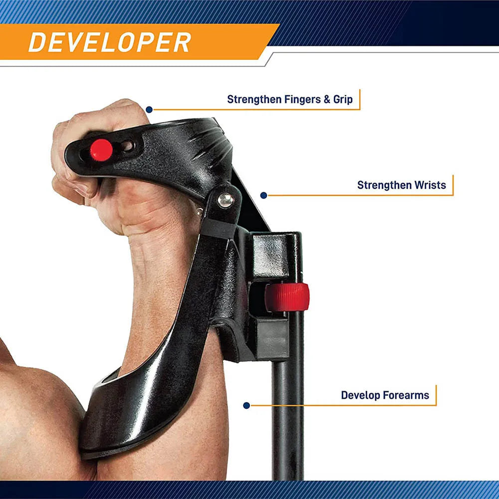 Wrist and Forearm Developer Strengthener Home Gym Gear Arm Exerciser Fitness Equipment Arm Strength Training Workout Machine SlimmingHut