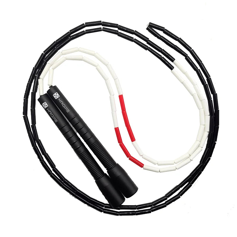 NEVERTOOLATE X ROPE 7mm hard beads jump skipping rope beaded skip rope Professional competition usage 2.9 meter long handle SlimmingHut