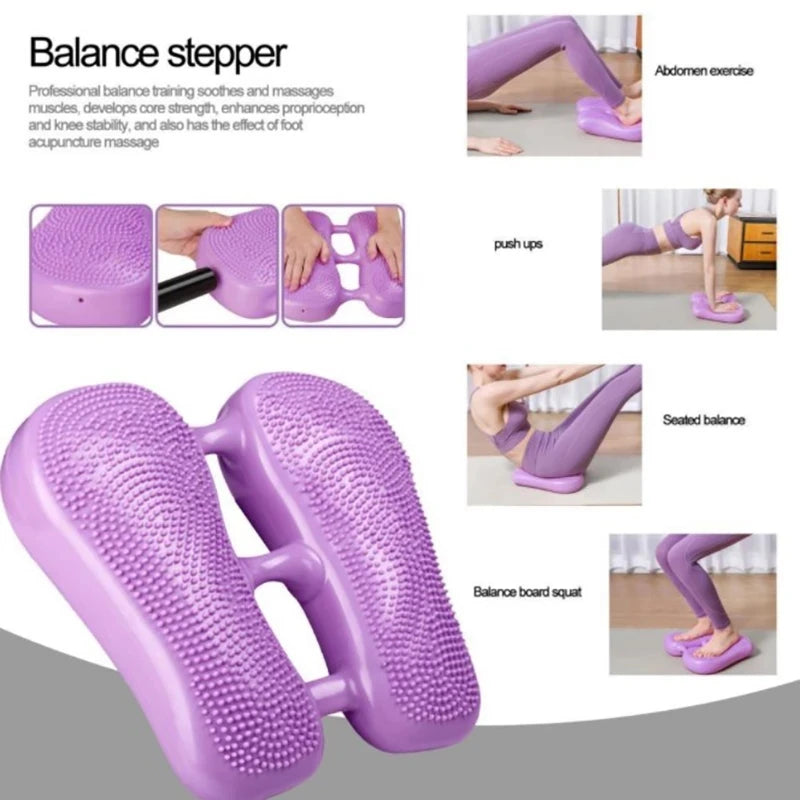 Foot Pedal Exercise Equipment Machine Step Fitness Aerobic Stepper Static Pedals Exercise Excercise Sports Foot Trainer Gym Body SlimmingHut