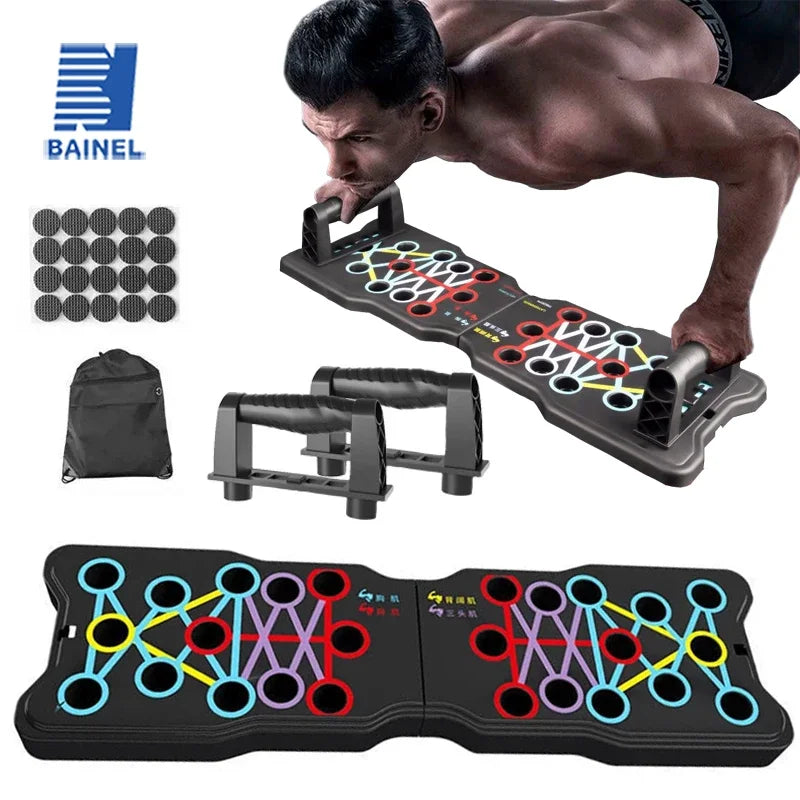 Multi-Function Push Up Board Foldable Push-Up Rack ABS Training Board Push Up Bars Exercise Men Fitness Equipment for Home Gym SlimmingHut