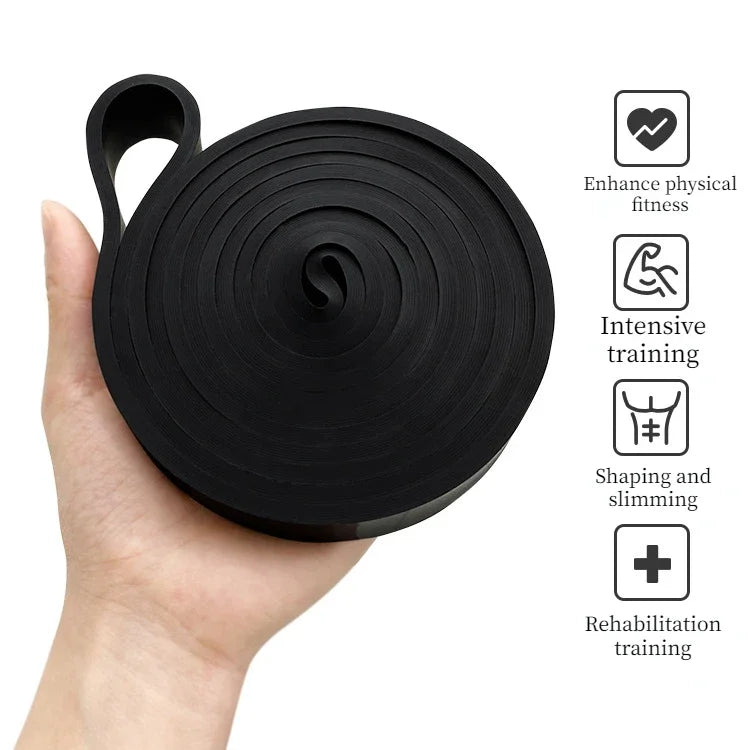 Heavy Duty Latex Resistance Band Exercise Elastic Band For Sport Strength Pull Up Assist Band Workout Pilates Fitness Equipment SlimmingHut