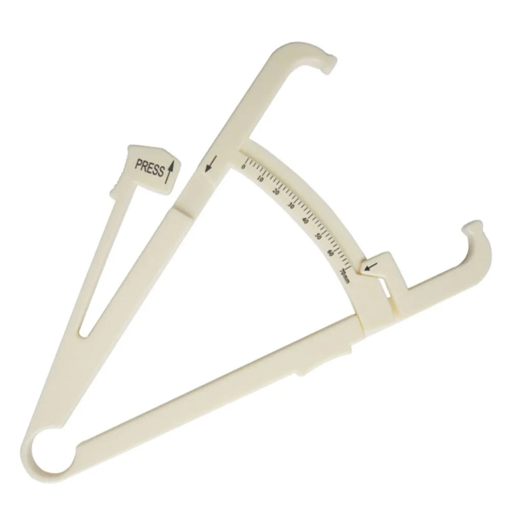 1Pcs Crossfit Body Fat Loss Tester Calculator Fitness Caliper Clip Measurement Slim Skin Fold Body Fat Chart Gym Equipment SlimmingHut