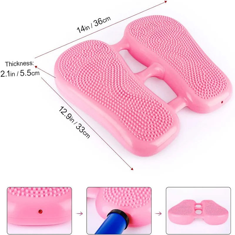 Foot Pedal Exercise Equipment Machine Step Fitness Aerobic Stepper Static Pedals Exercise Excercise Sports Foot Trainer Gym Body SlimmingHut
