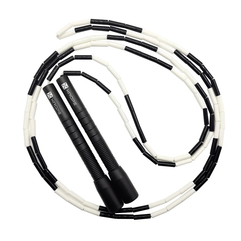 NEVERTOOLATE X ROPE 7mm hard beads jump skipping rope beaded skip rope Professional competition usage 2.9 meter long handle SlimmingHut