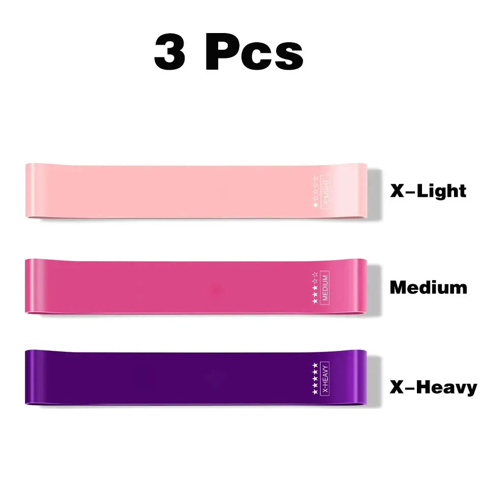 WOSWEIR Elastic Resistance Bands Yoga Training Gym Fitness Gum Pull Up Assist Rubber Band Crossfit Exercise Workout Equipment - SlimmingHut