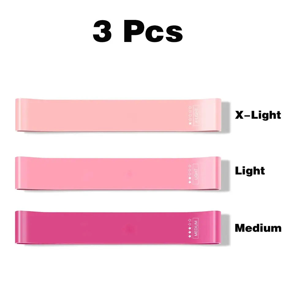 WOSWEIR Elastic Resistance Bands Yoga Training Gym Fitness Gum Pull Up Assist Rubber Band Crossfit Exercise Workout Equipment - SlimmingHut
