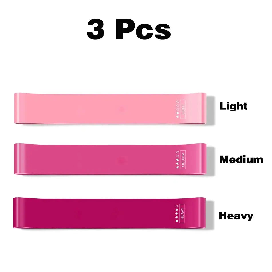 WOSWEIR Elastic Resistance Bands Yoga Training Gym Fitness Gum Pull Up Assist Rubber Band Crossfit Exercise Workout Equipment - SlimmingHut
