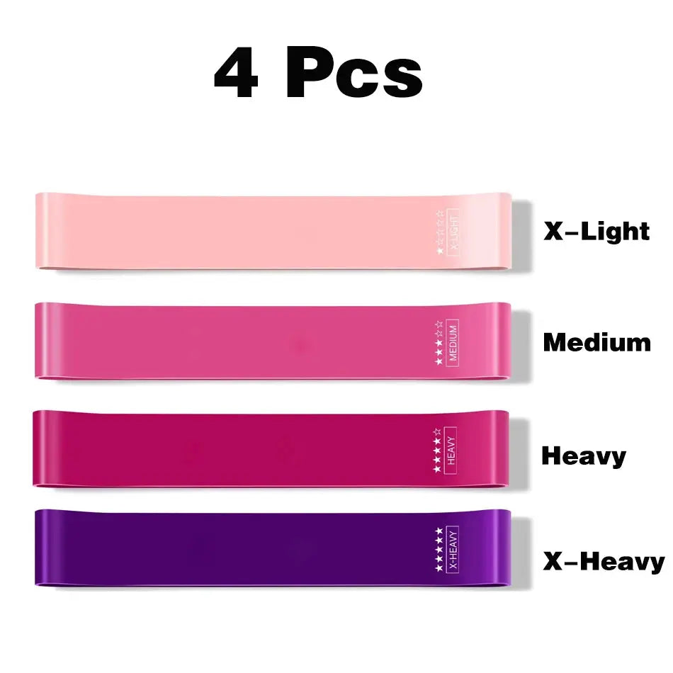 WOSWEIR Elastic Resistance Bands Yoga Training Gym Fitness Gum Pull Up Assist Rubber Band Crossfit Exercise Workout Equipment - SlimmingHut