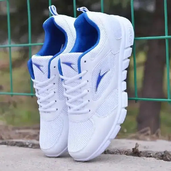 White Sports Woman's Shoes Flat Lady 2024 Sneakers Women Trainers Shoe Ladies Sport Mesh Sneakers Flat Lightweight Soft Footwear SlimmingHut