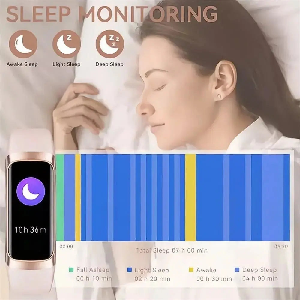 Xiaomi Mijia Smart Bracelet Women Female Color Screen Sports Heart Rate Blood Oxygen Health Sleep Multi-sport Mode Smartwatch - SlimmingHut