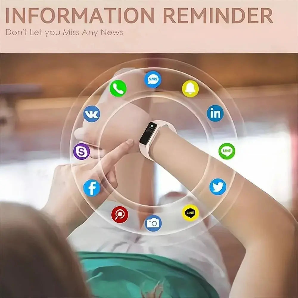 Xiaomi Mijia Smart Bracelet Women Female Color Screen Sports Heart Rate Blood Oxygen Health Sleep Multi-sport Mode Smartwatch - SlimmingHut