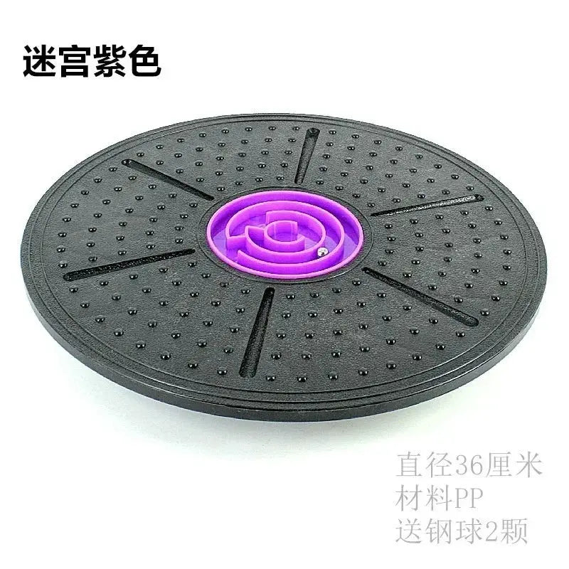 Yoga Balance Board Disc Stability Round Plates Exercise Trainer for Fitness Sports Waist Wriggling Fitness Balance Board SlimmingHut