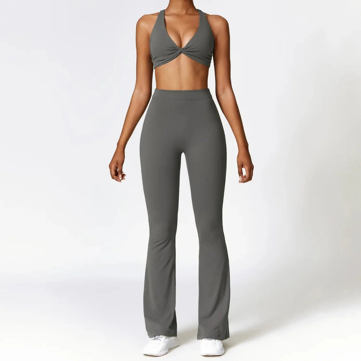 Yoga Set 2 Pieces Gym Set Workout Clothes for Women Seamless High Waist Leggings Sports Bra Suit Female Clothing Women Tracksuit - SlimmingHut