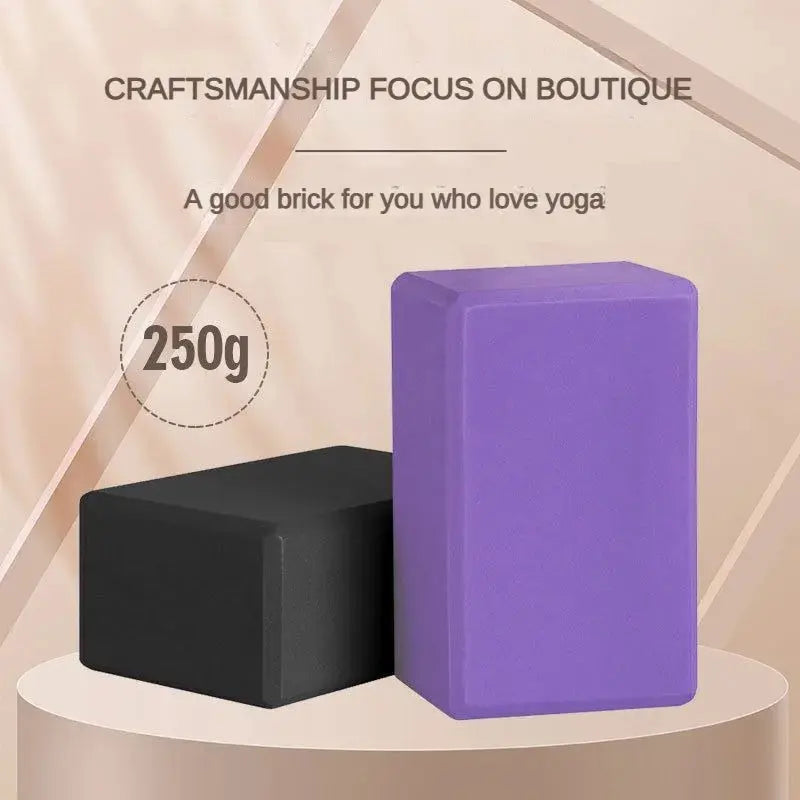 Yoga Tiles 250g High-Density Hardened EVA Professional Yoga Brick Solid Color Practice Block For Dance Yoga Body Shaping Fitness SlimmingHut