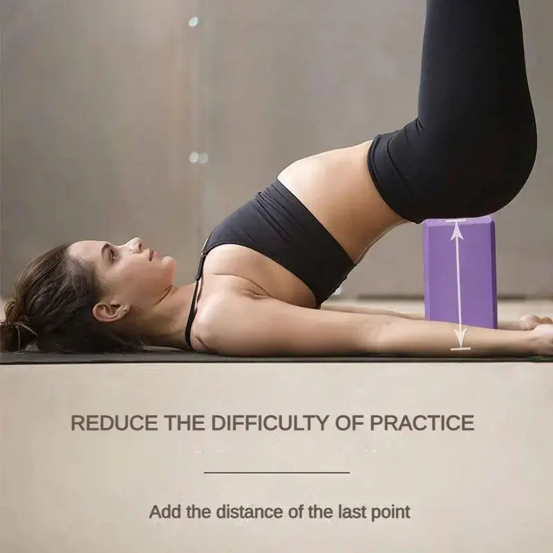 Yoga Tiles 250g High-Density Hardened EVA Professional Yoga Brick Solid Color Practice Block For Dance Yoga Body Shaping Fitness SlimmingHut