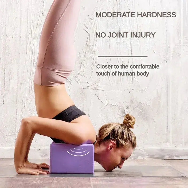 Yoga Tiles 250g High-Density Hardened EVA Professional Yoga Brick Solid Color Practice Block For Dance Yoga Body Shaping Fitness SlimmingHut