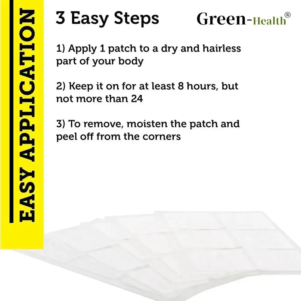 30 Patches 10 In1 Lions Mane Complex Transdermal Patches - Blended With Cordyceps Sinensis, Reishi Mushroom Turkey Tail Mushroom SlimmingHut