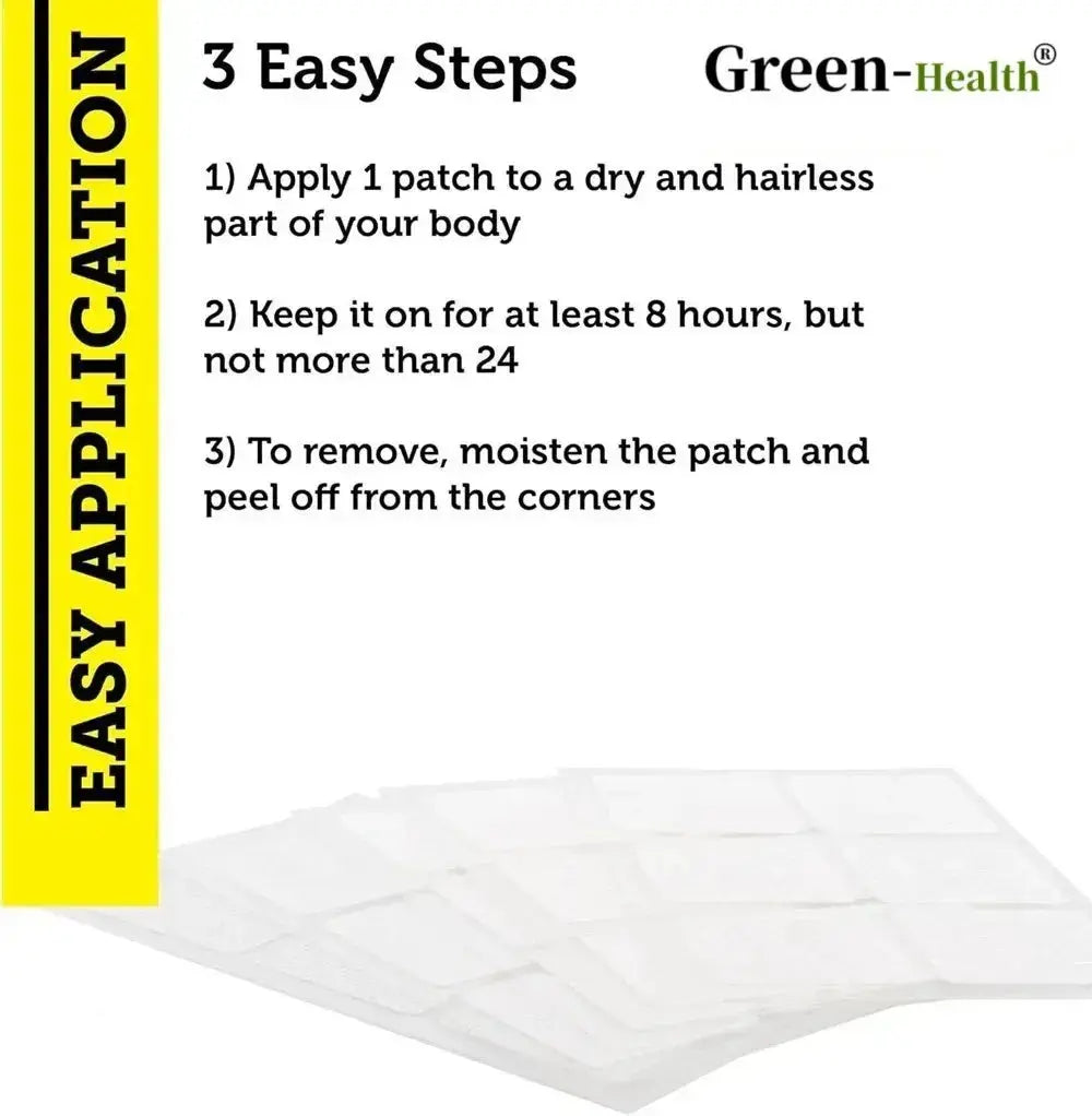 30 Patches Mushroom Complex Transdermal Patches Brain Booster, Immune Support, Energy For Men & Women - SlimmingHut