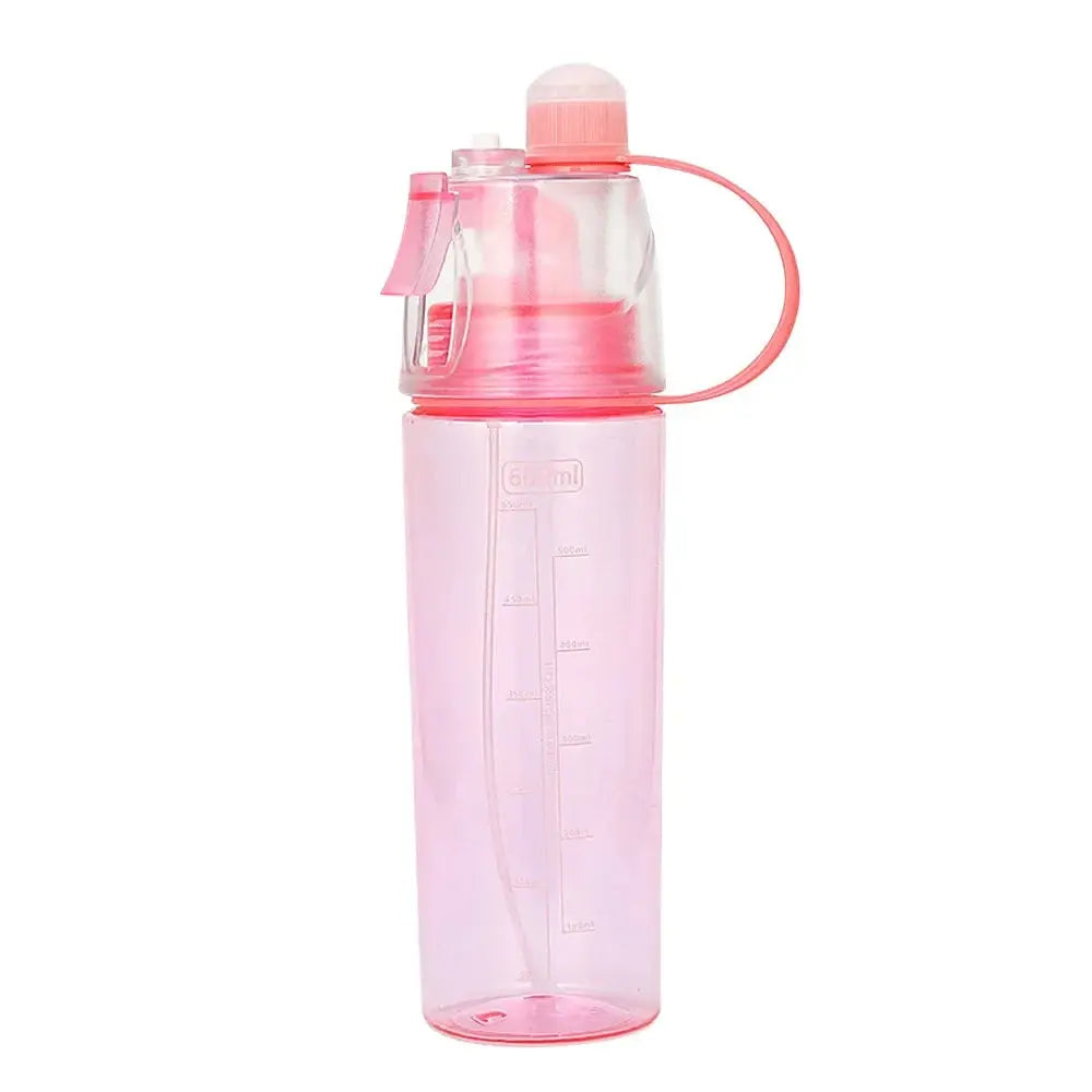 600Ml Large Capacity Creative Plastic Spray Sports Water Cup for Fall Prevention Portable Space Cup for Cooling Water Supplement - SlimmingHut